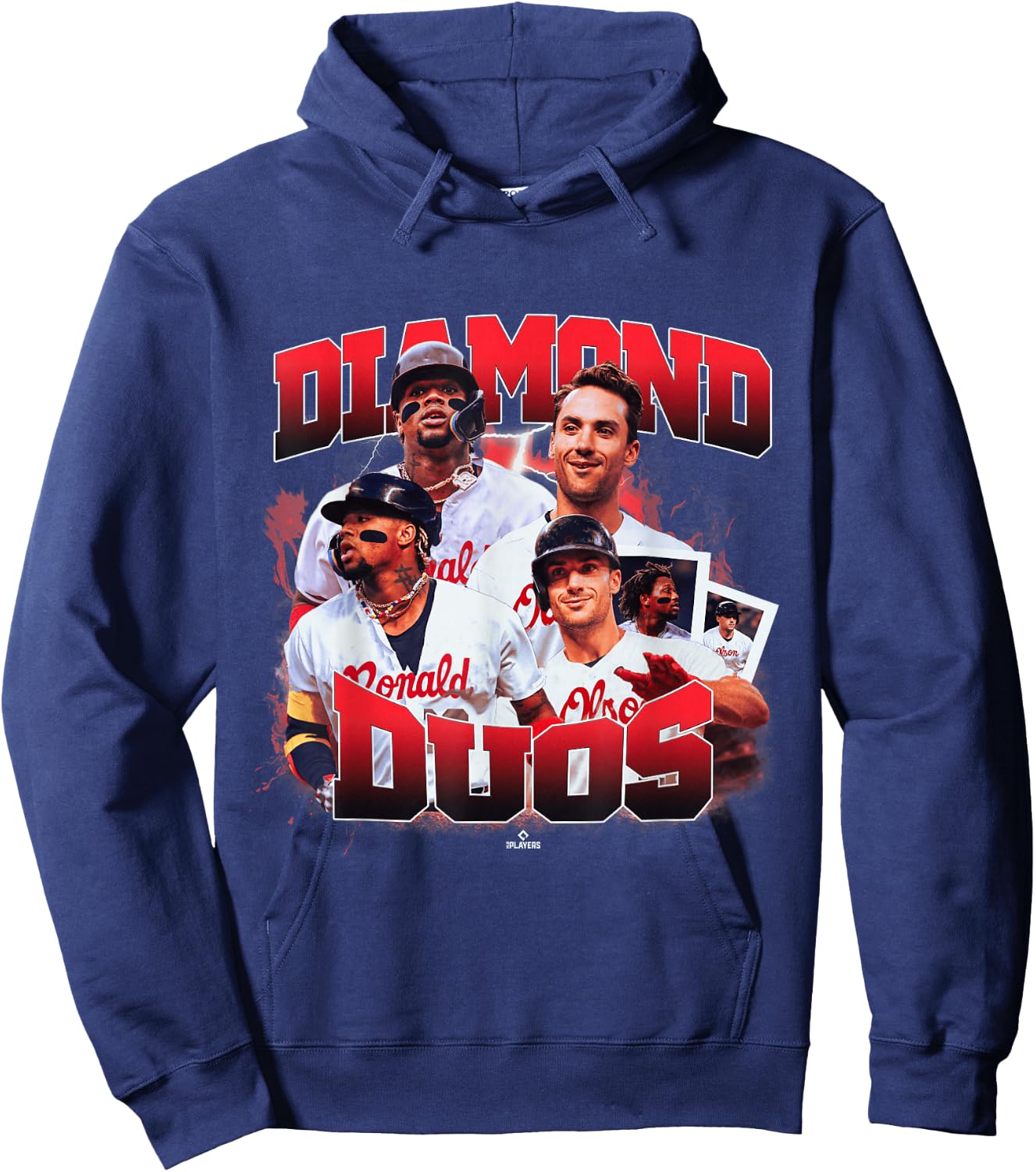 Ronald Acuna Jr. & Matt Olson | Atlanta Duos | MLBDDUO4005 Hoodie - Hoodie | Navy