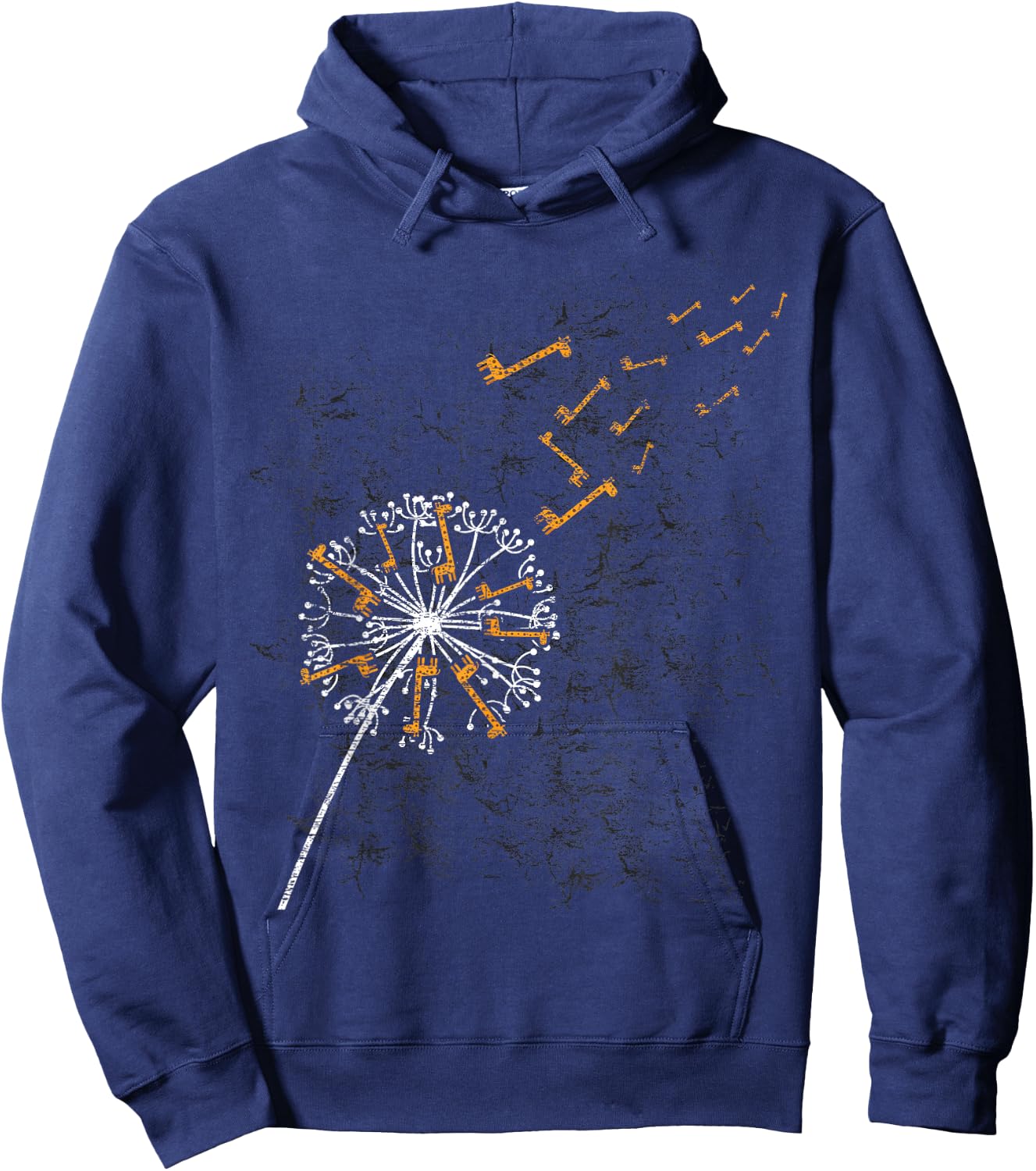 Dandelion Giraffe Hoodie - Hoodie | Navy
