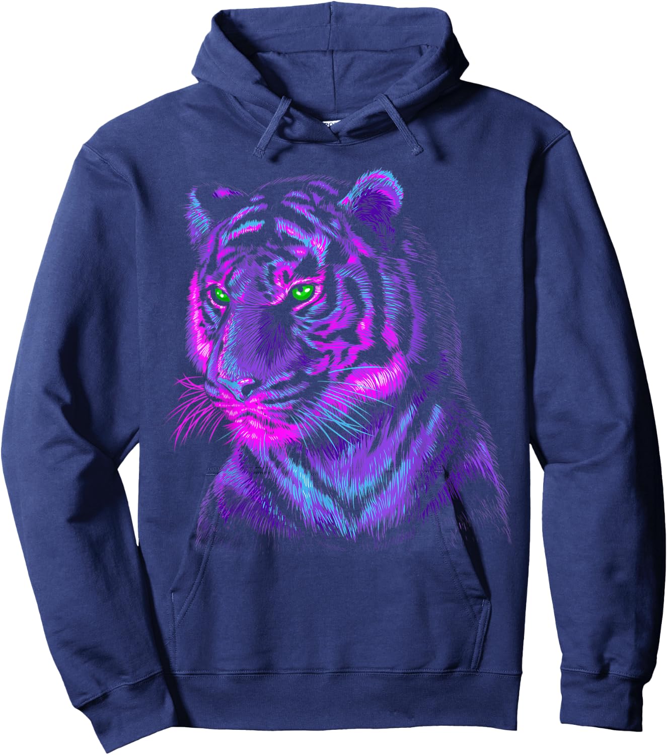 Lilac tiger Hoodie - Hoodie | Navy