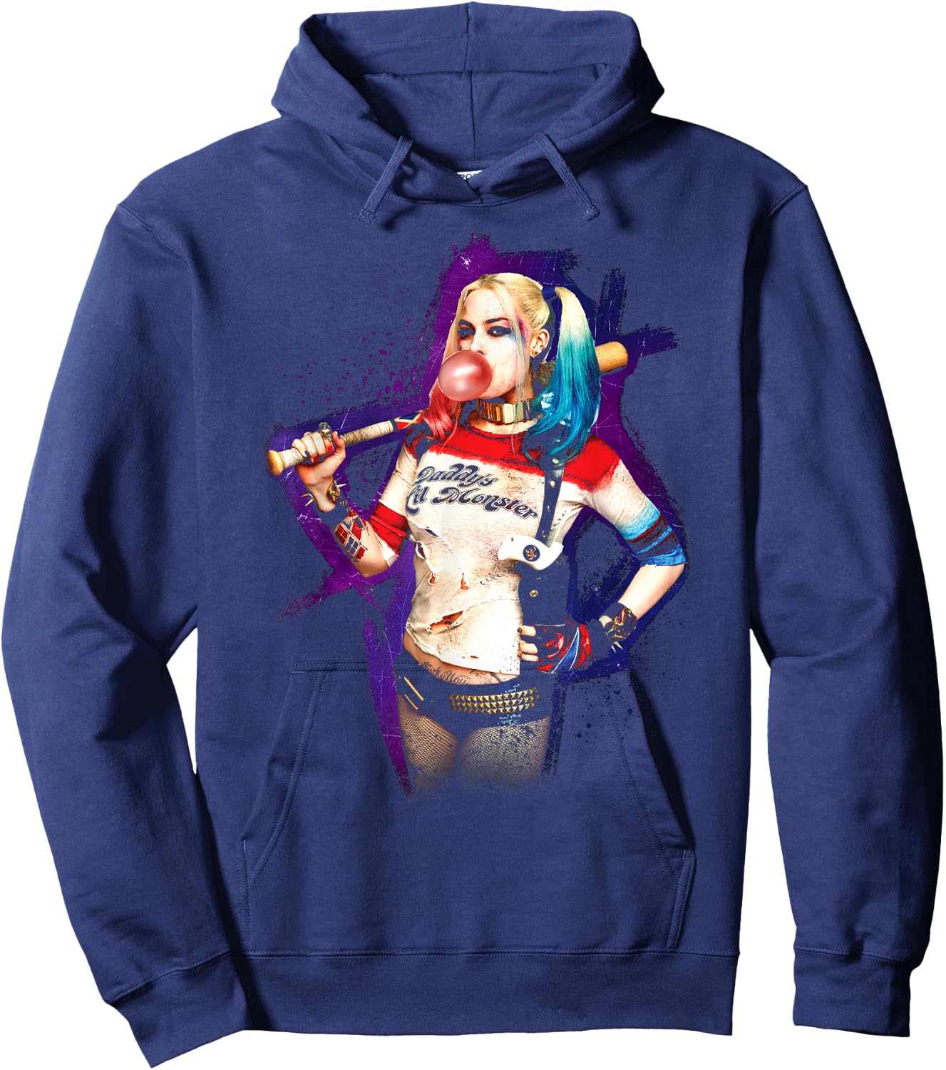 Suicide Squad Harley Quinn Bubble Hoodie - Hoodie | Navy
