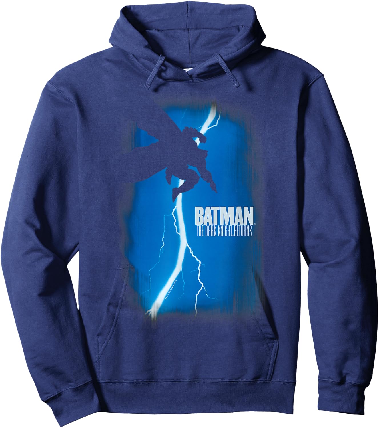 Batman The Dark Knight Returns Cover Hoodie - Hoodie | Navy