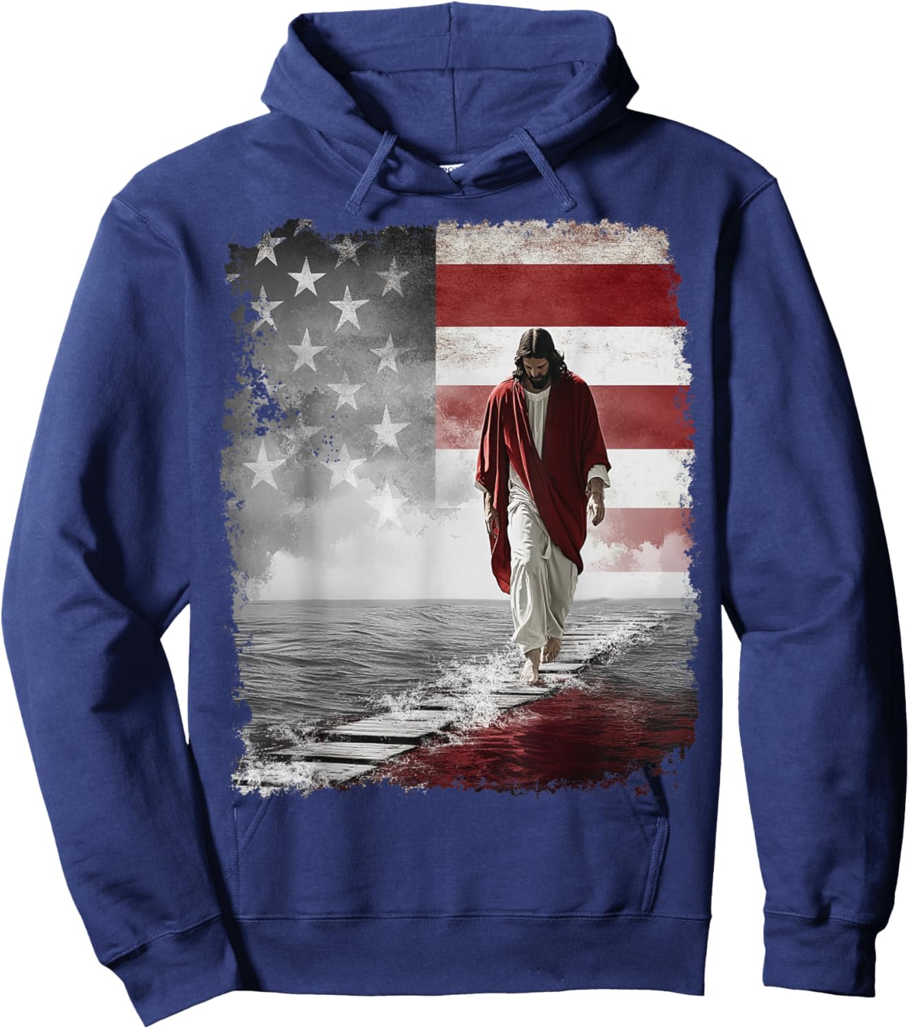 King Jesus Christ Hoodie - Hoodie | Navy
