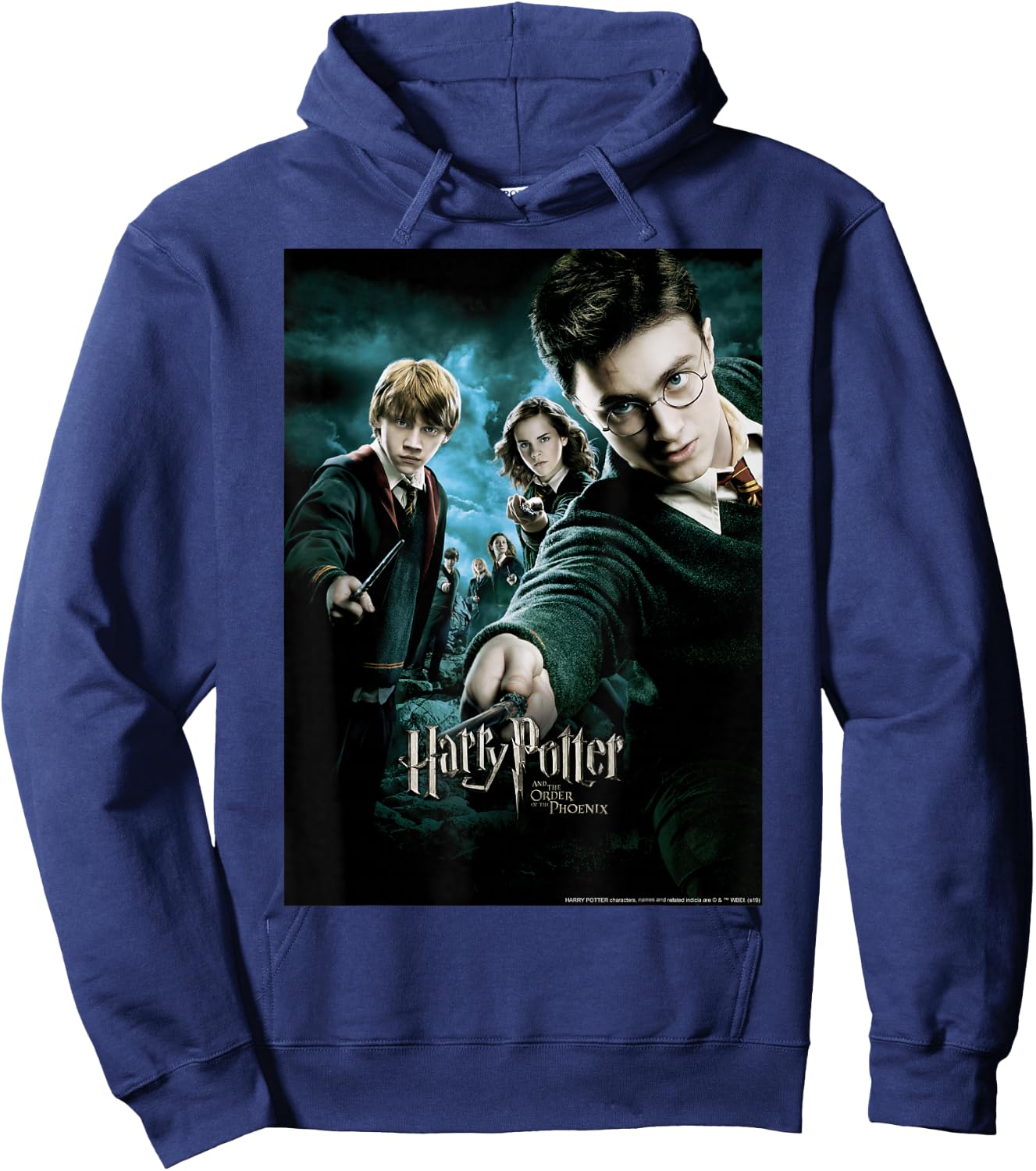 Harry Potter Order Of The Phoenix Wands Drawn Poster Hoodie - Hoodie | Navy