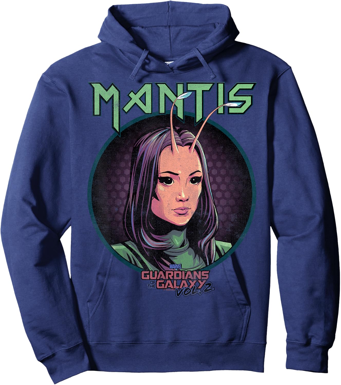 Marvel Guardians of The Galaxy Vol 2 Mantis Rock Portrait Hoodie - Hoodie | Navy