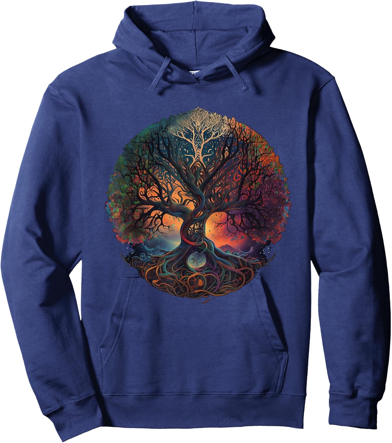 Tree Of Life Gift The Tree Of Life Meditation Hoodie - Hoodie | Navy