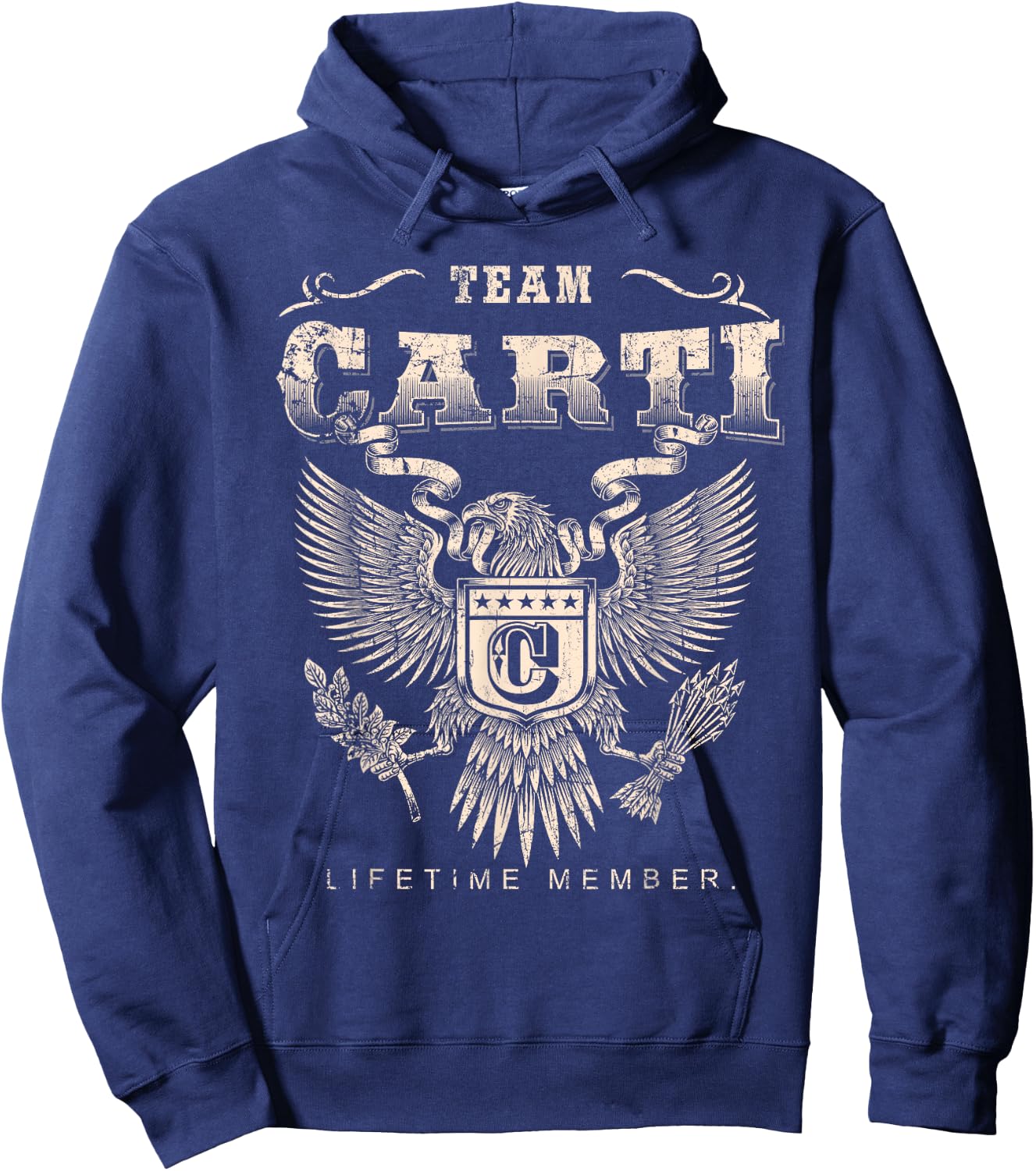 Team Carti Lifetime Member - Carti Name Hoodie - Hoodie | Navy