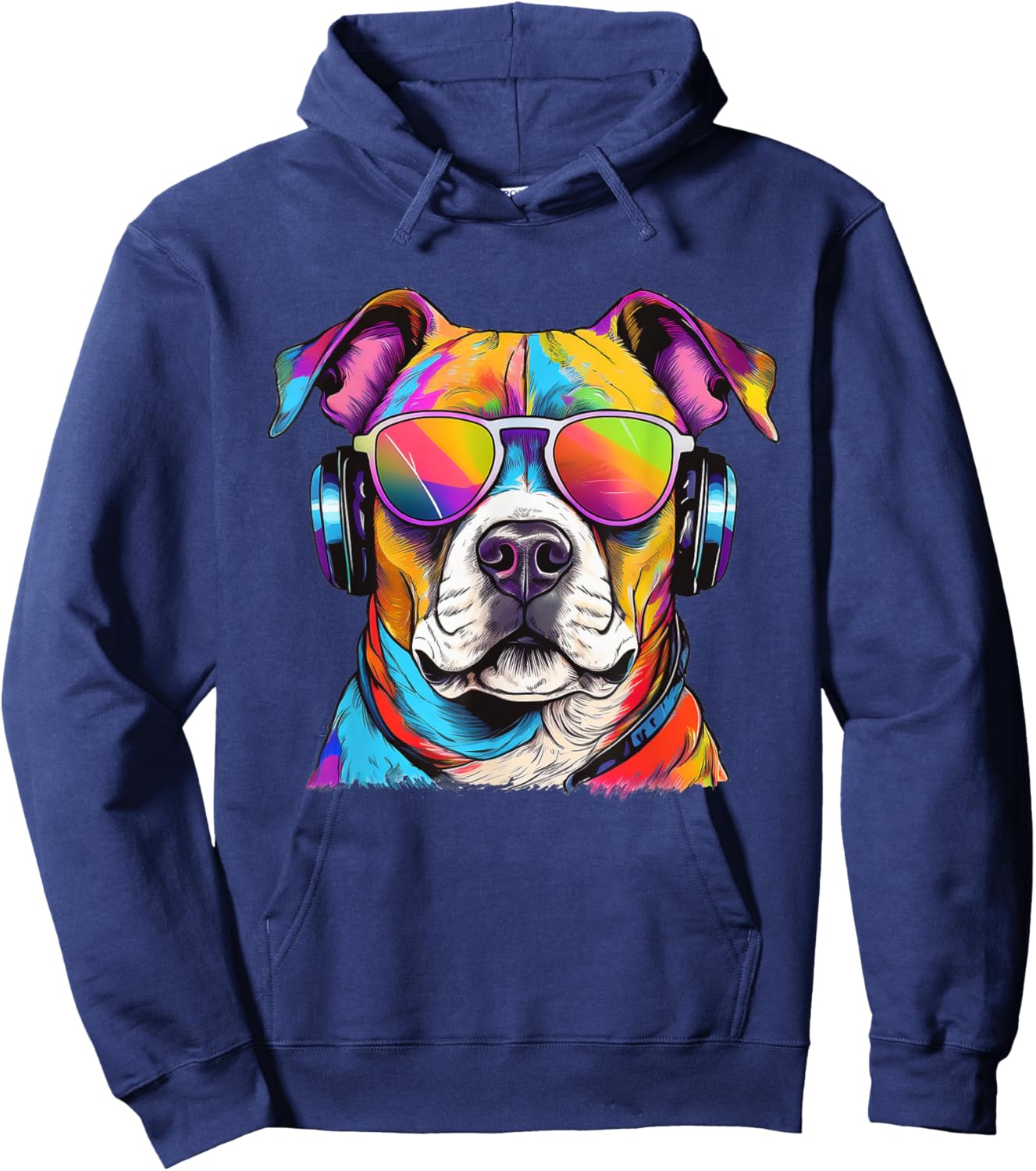 Love Staffies, Cute Staffy Dog Mom, Staffy Lover Women Hoodie - Hoodie | Navy