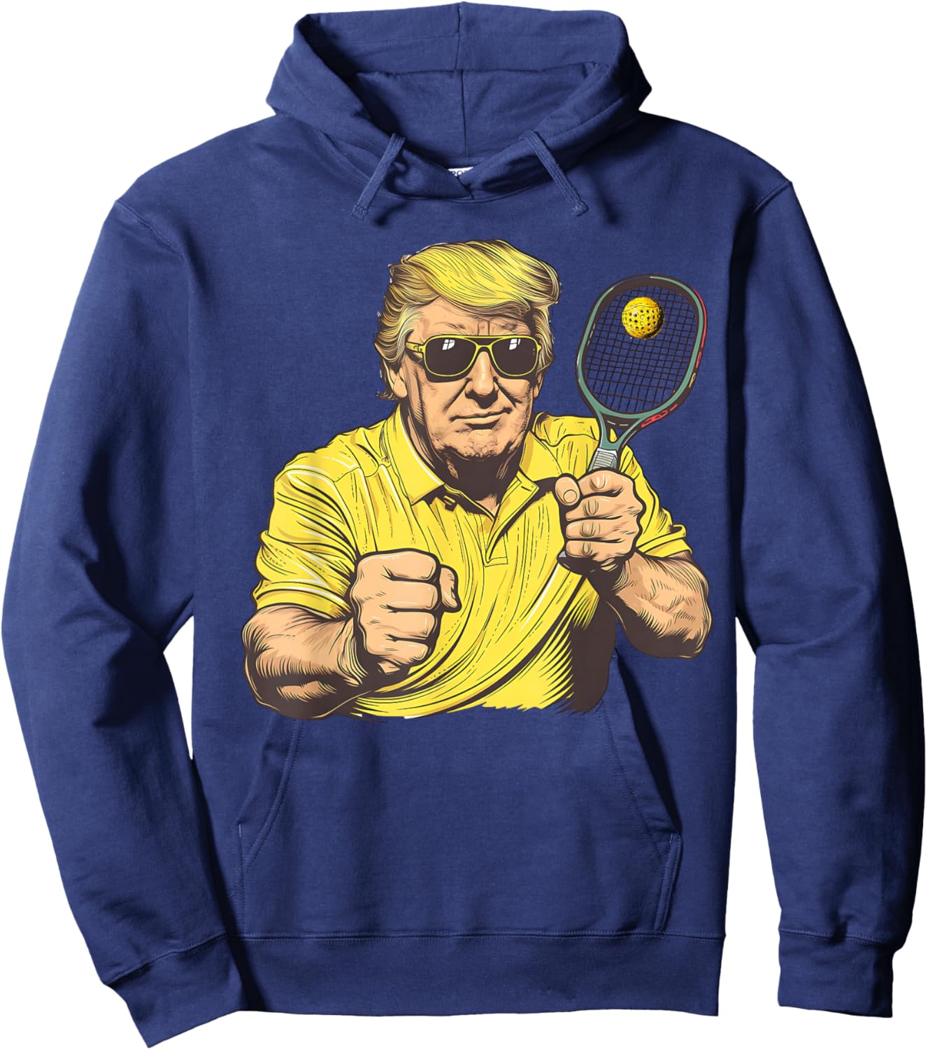 Funny Pickleball Lovers Graphics Pickle Ball Men Women Dad Hoodie - Hoodie | Navy