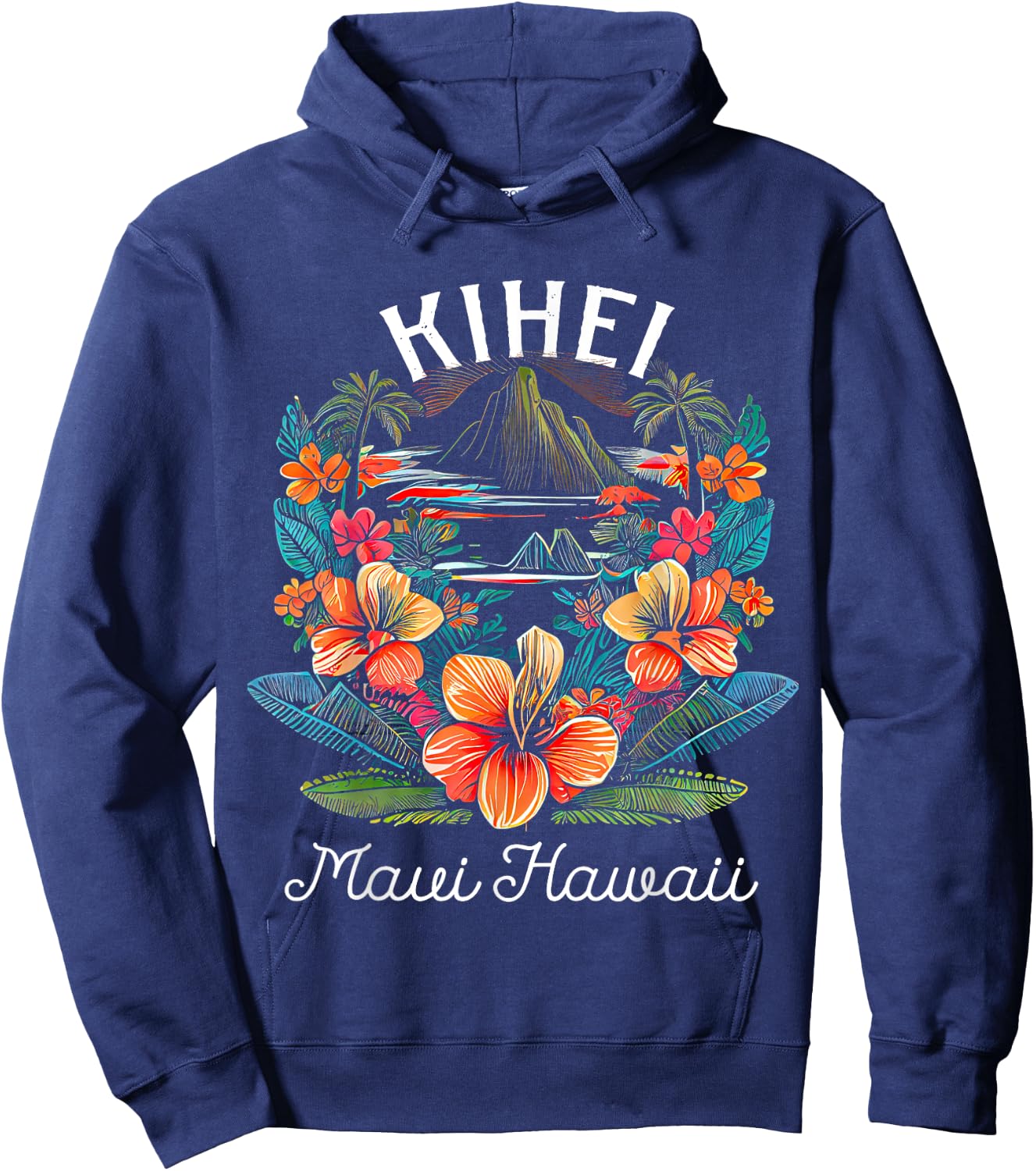 Maui Hawaii Kihei Hoodie - Hoodie | Navy