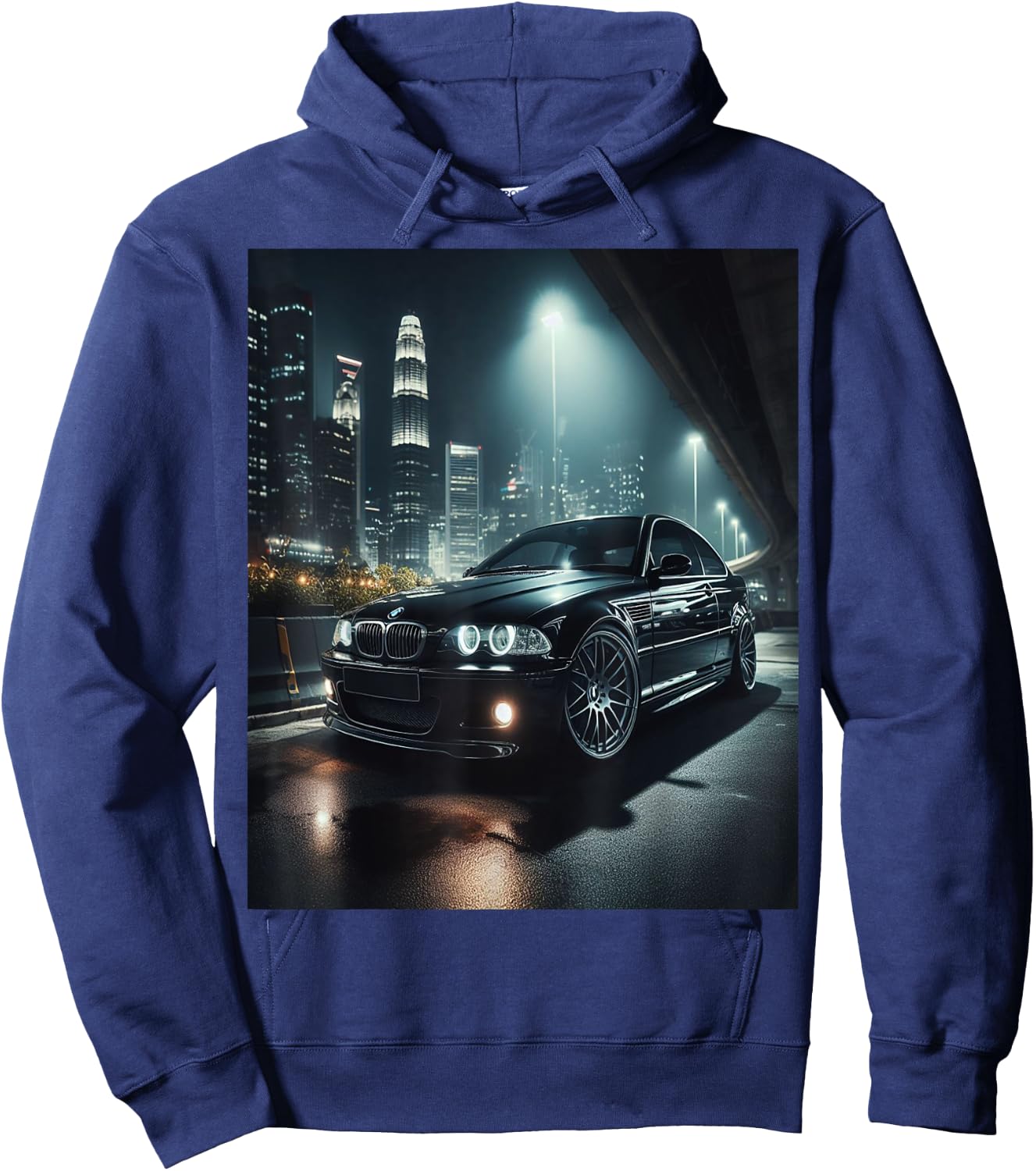 E46 night city Hoodie - Hoodie | Navy