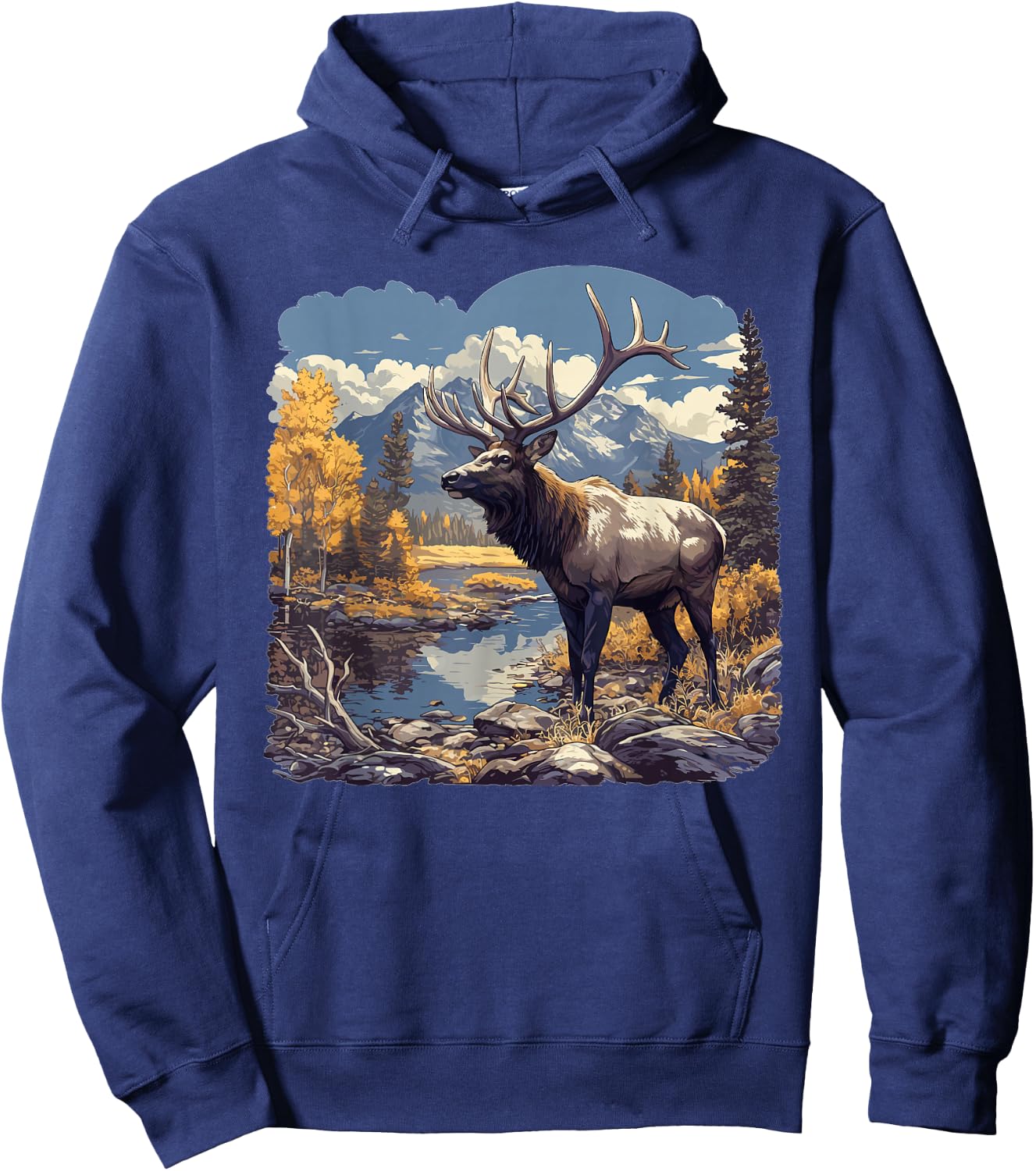 Elks Elk Hoodie - Hoodie | Navy