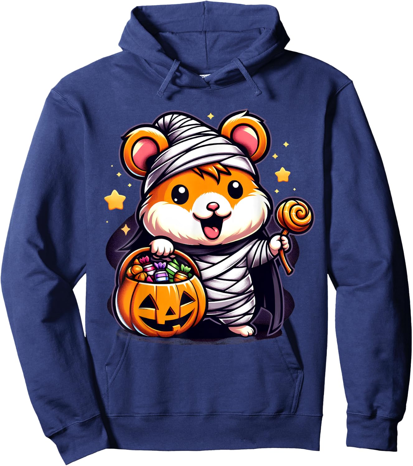 Cute Hamster Halloween Costume Toddler Kids Boys & Girls Hoodie - Hoodie | Navy
