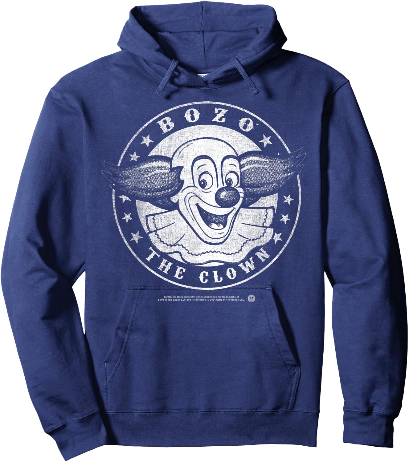 Vintage Shirts by Sven & Angus Bozo the Clown Faded Vintage Hoodie - Hoodie | Navy