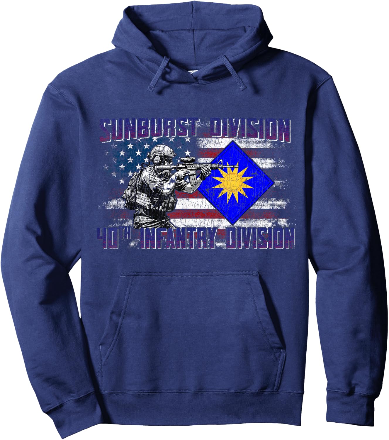 40th Infantry Division 40th ID Sunshine Division Gifts Hoodie - Hoodie | Navy