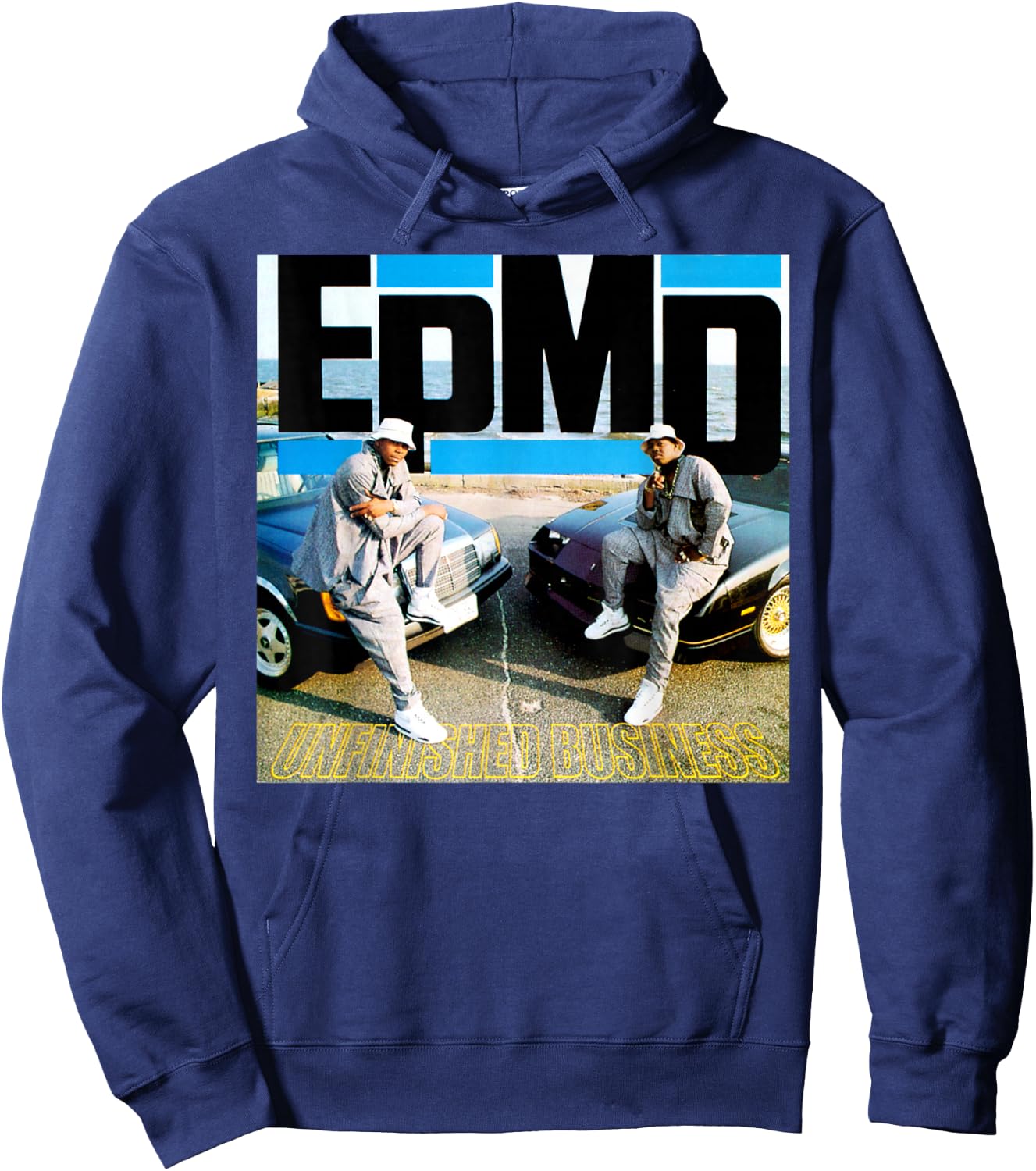 EPMD - Unfinished Business Hoodie - Hoodie | Navy