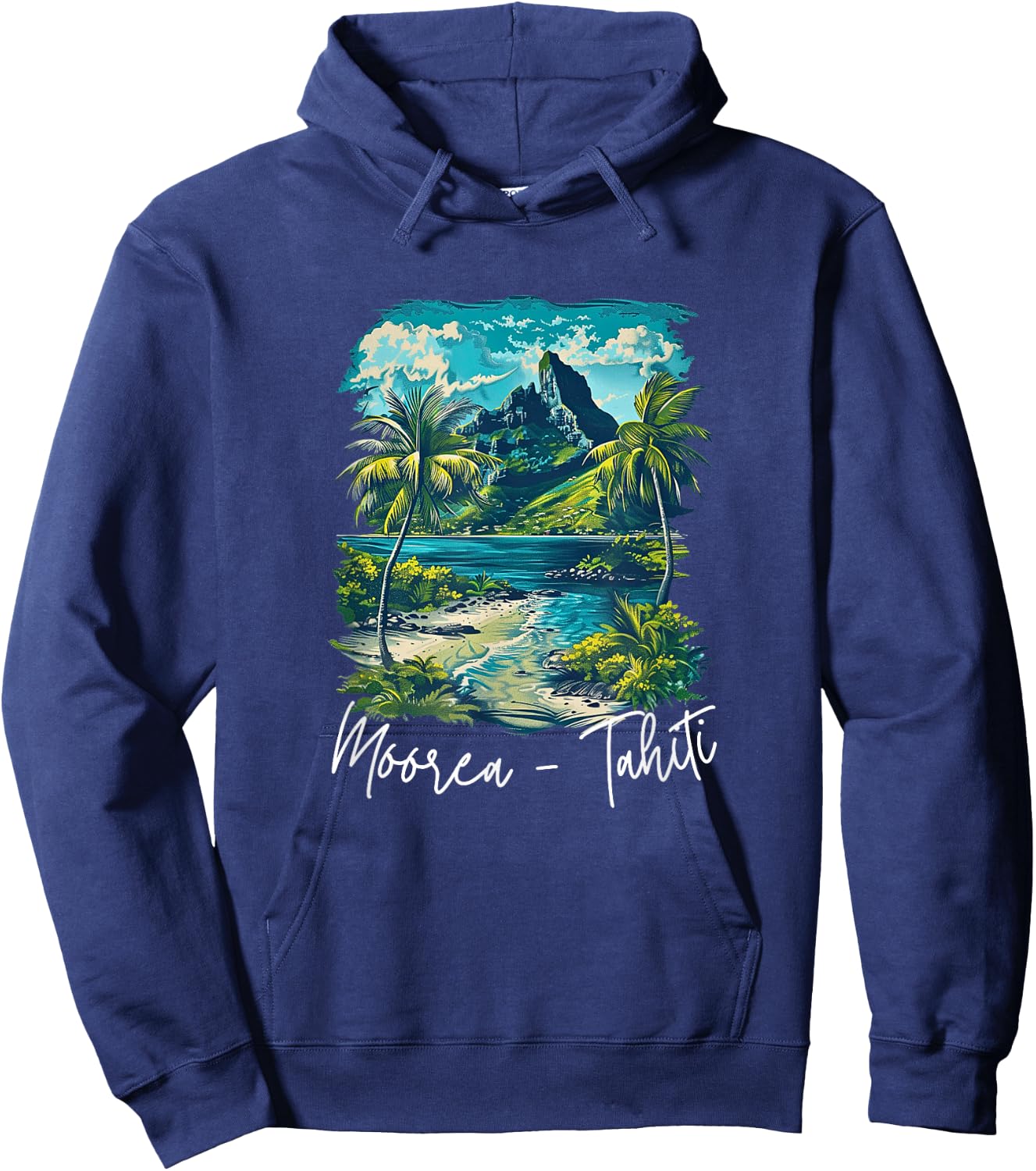 French Polynesia Moorea Tahiti Hoodie - Hoodie | Navy
