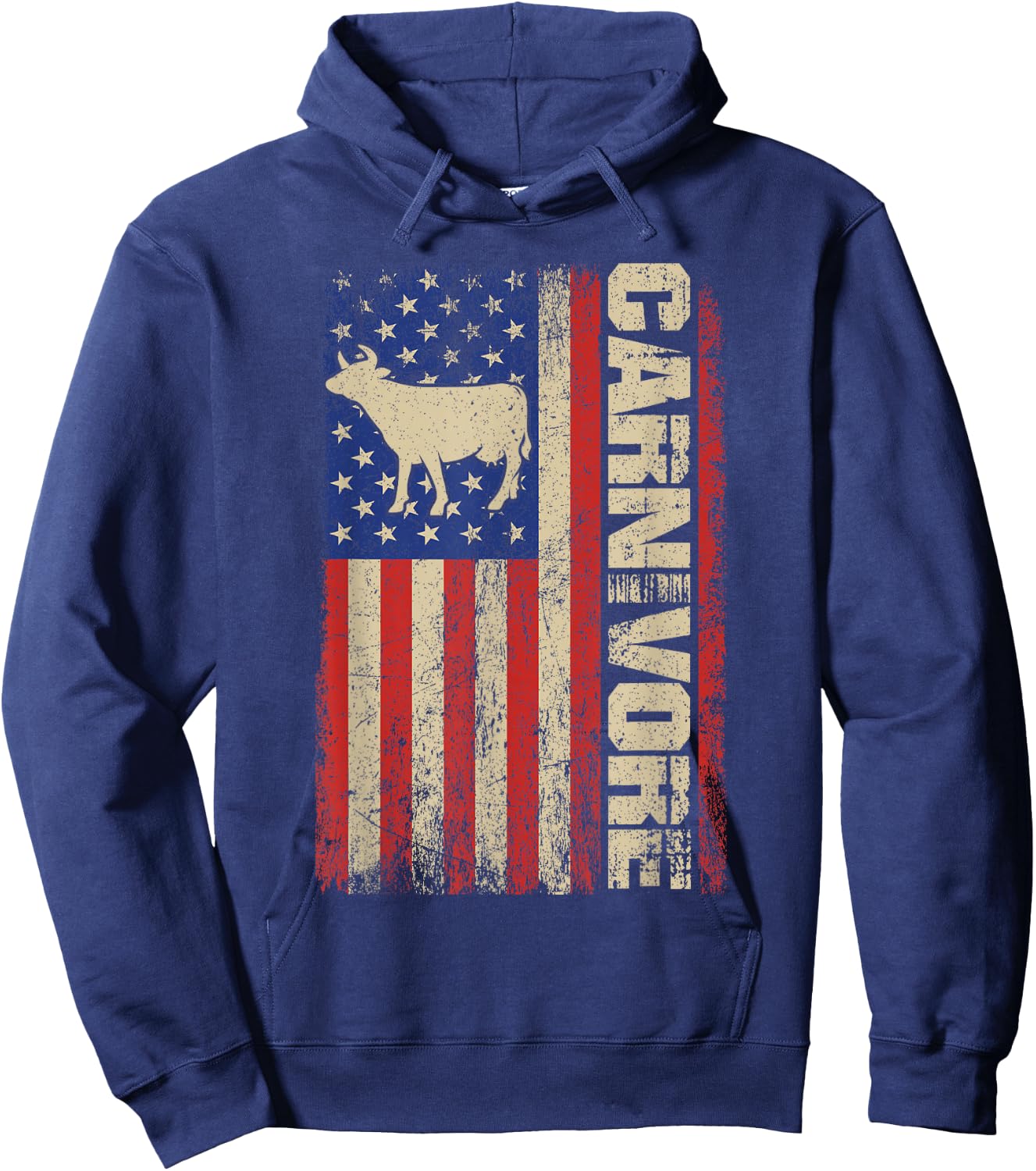 Carnivore Meat Smoker Gifts -Adults Black Small Classic Fit Short Sleeve Anti-Vegan Anti-Vegetarian Keto Diet Hoodie - Hoodie | Navy