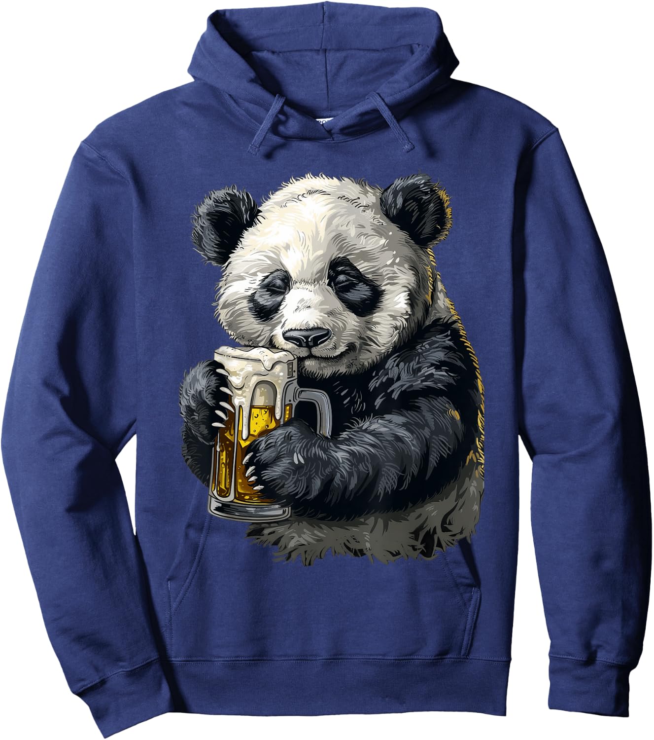 Panda Beer Hoodie - Hoodie | Navy
