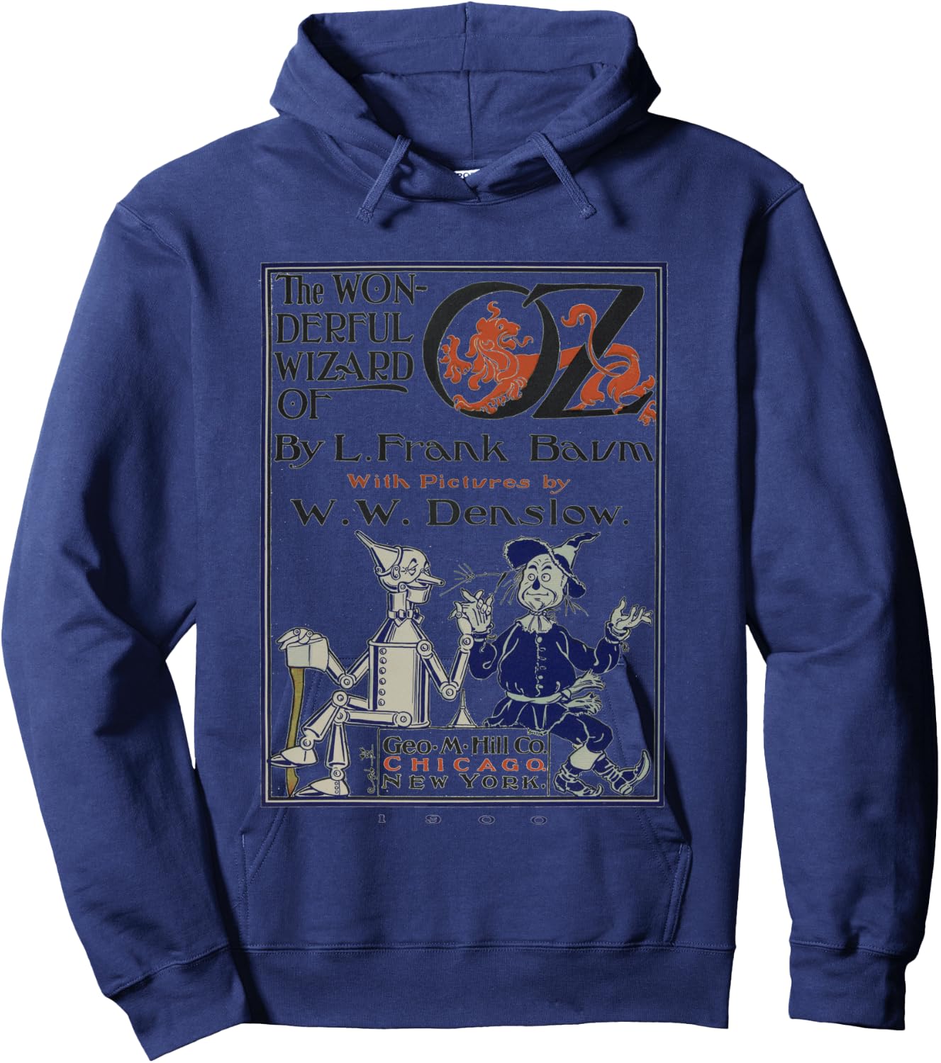 Scarecrow & Tin-Man Shirt The Wizard Of OZ -OZ Book Hoodie - Hoodie | Navy