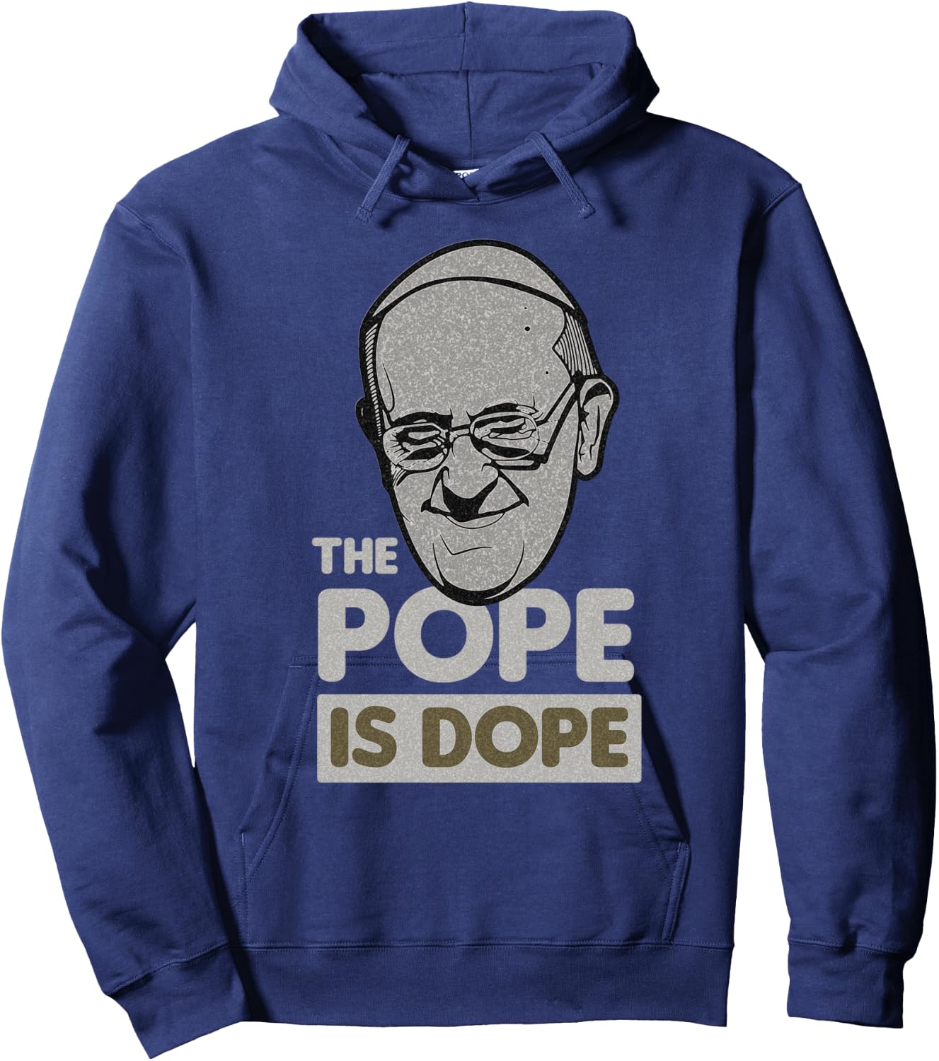 Pope Francis Catholic Saint Jesus Gift Hoodie - Hoodie | Navy