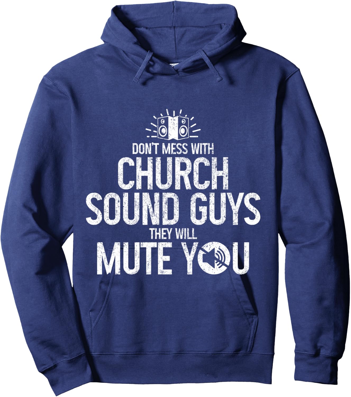 Church Sound Guys Audio Engineer Sound Technician Funny Hoodie - Hoodie | Navy