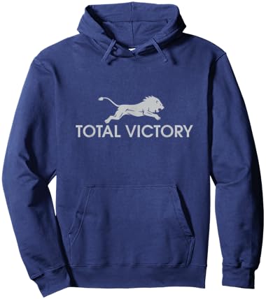Total Victory Lion Of Judah Iron Zion Hebrew Warrior Hanukka Hoodie - Hoodie | Navy