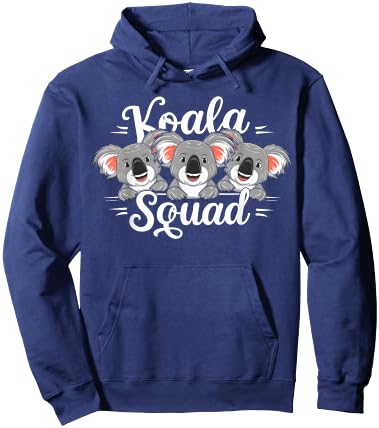 Koala Squad Design for Koala Lover Stuff | Cool Koala Bear Hoodie - Hoodie | Navy