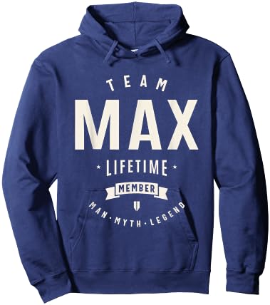 Team Max Lifetime Member Funny Name Max Hoodie - Hoodie | Navy