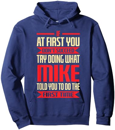 Funny Mike | Doing What Mike Told You To Do Hoodie - Hoodie | Navy