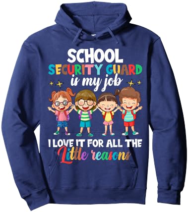 School Security Guard Appreciation Shirt, Back to School Hoodie - Hoodie | Navy