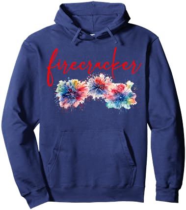 Firecracker 4th of July Women Hoodie - Hoodie | Navy
