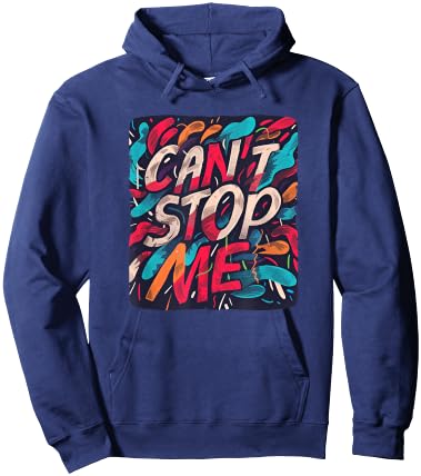 Multicolor can't stop me Costume for Adults and Kids Hoodie - Hoodie | Navy