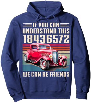 It's A 18436572 Thing Funny V8 Engine Classic Hot rod Car Hoodie - Hoodie | Navy