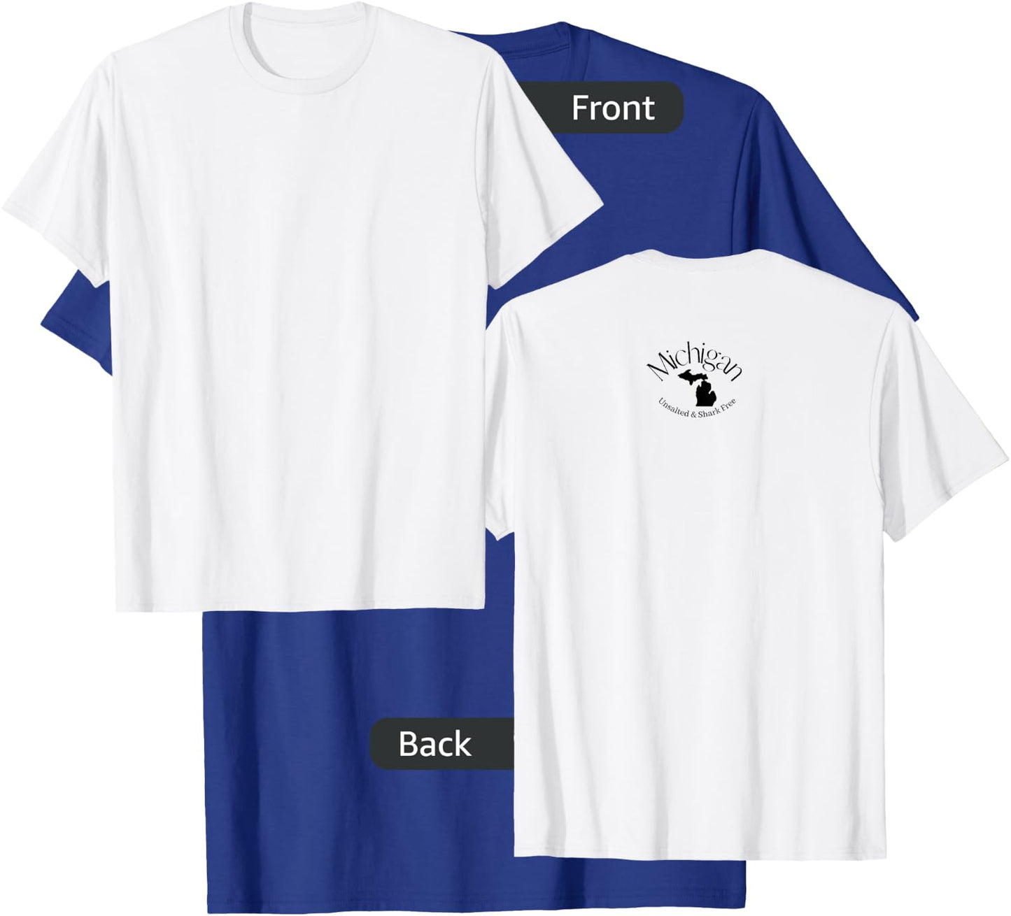 Michigan Unsalted Shark Free T-Shirt - T-Shirt | Royal