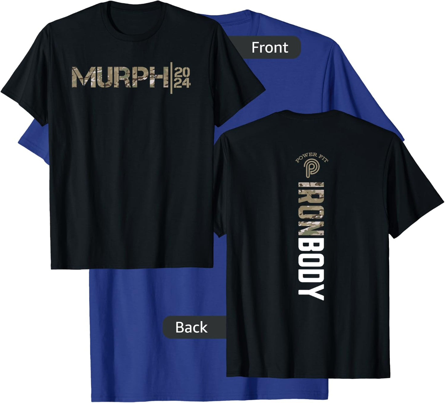 Murph Iron Body Amarillo Camo Dark T-Shirt - T-Shirt | Royal