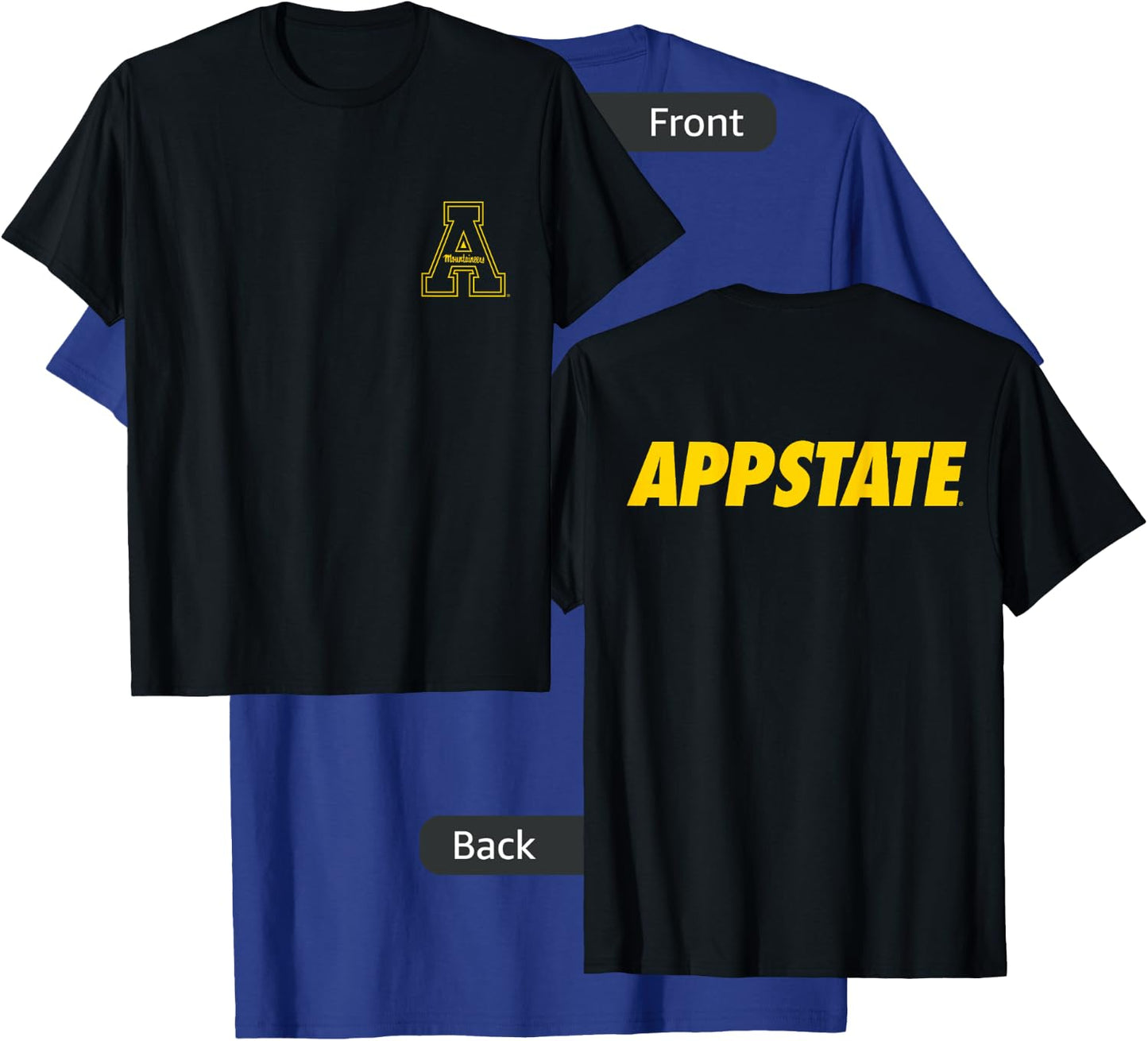 App State Mountaineers | Official NCAA | T1APPSP01 T-Shirt - T-Shirt | Royal