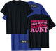 Somebody's Loud Mouth Baseball Aunt on back T-Shirt - T-Shirt | Royal