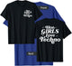 Double Sided Hot Girls Love Techno Techno Slut House Music T-Shirt - T-Shirt | Royal