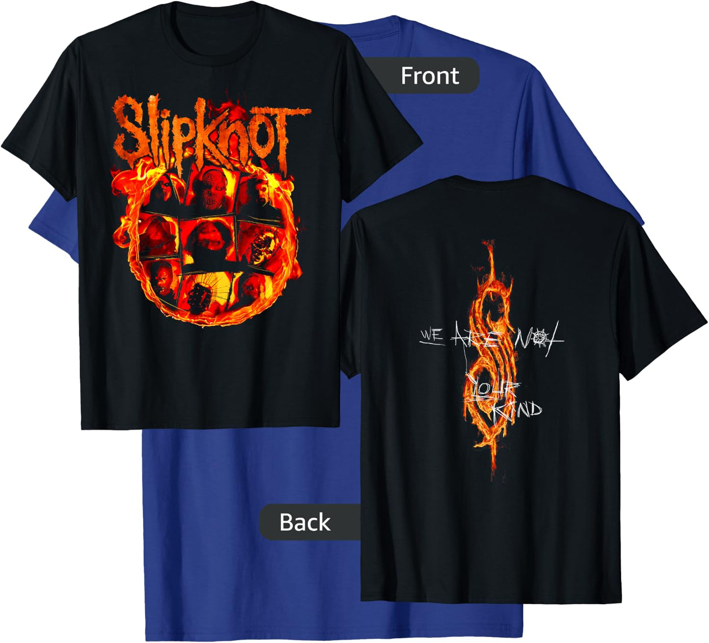 Slipknot Official We Are Not Your Kind Flames T-Shirt - T-Shirt | Royal