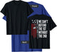 We Can't Defend The 1st Without The 2nd Amendment (ON BACK) T-Shirt - T-Shirt | Royal