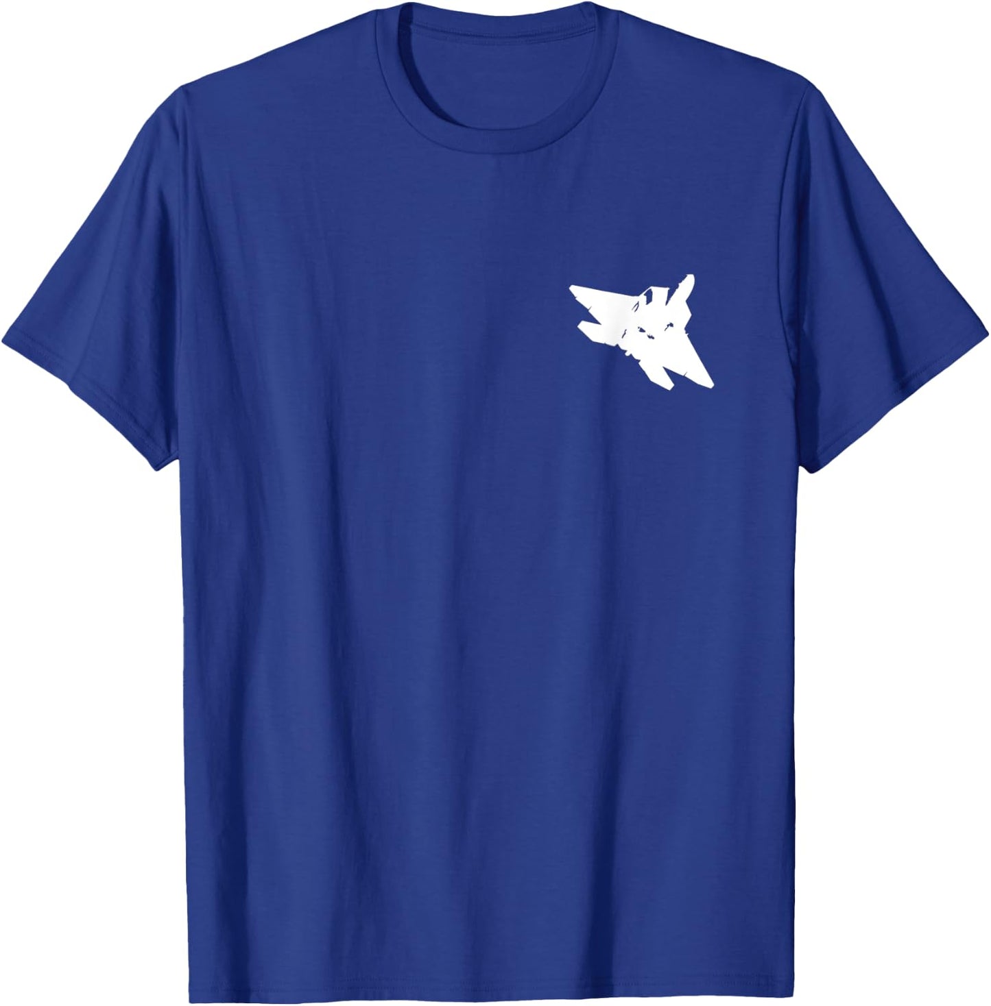 F-22 Raptor Military Fast Jet Aviation Aircraft T-Shirt - T-Shirt | Royal