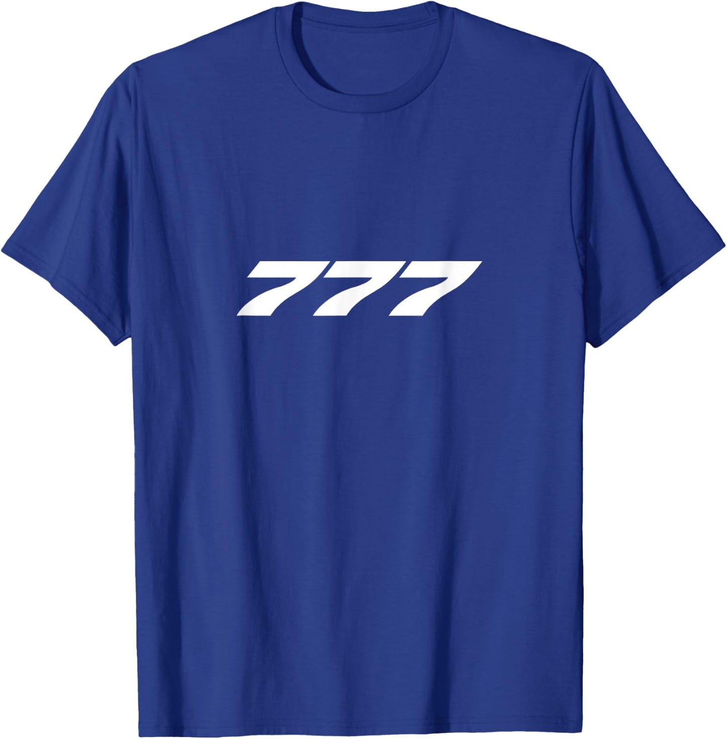 777 Airliner Plane For Avgeeks T-Shirt - T-Shirt | Royal