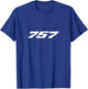 757 Airliner Plane For Avgeeks T-Shirt - T-Shirt | Royal