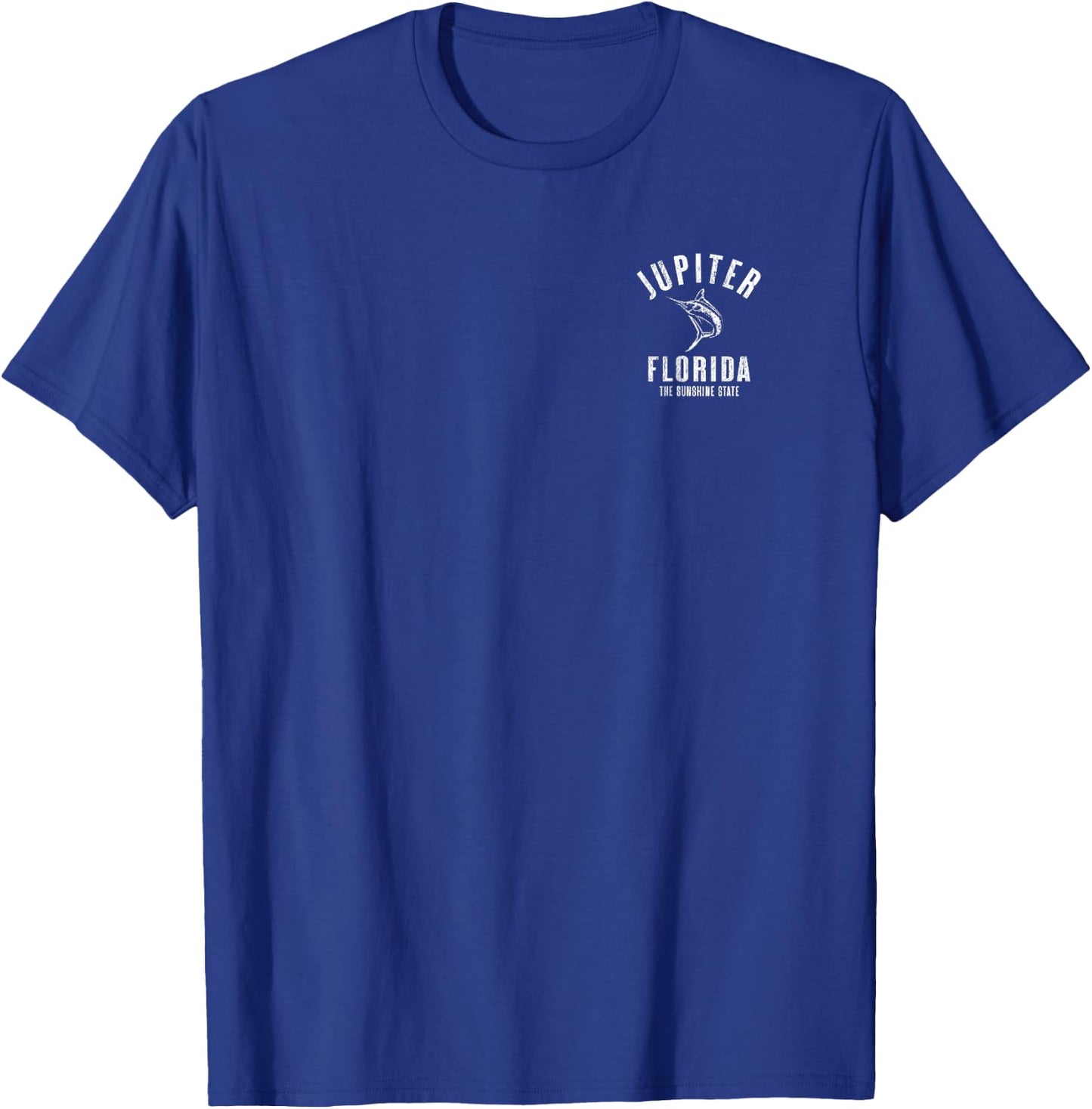 Jupiter Florida Beach FL Retro Vintage Beach Front & Back Women T-Shirt - T-Shirt | Royal