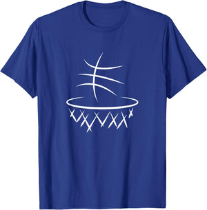 Graphic Basketball T-Shirt - T-Shirt | Royal
