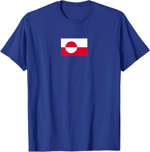 Greenlandic Flag of Greenland T-Shirt - T-Shirt | Royal