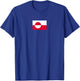 Greenlandic Flag of Greenland T-Shirt - T-Shirt | Royal