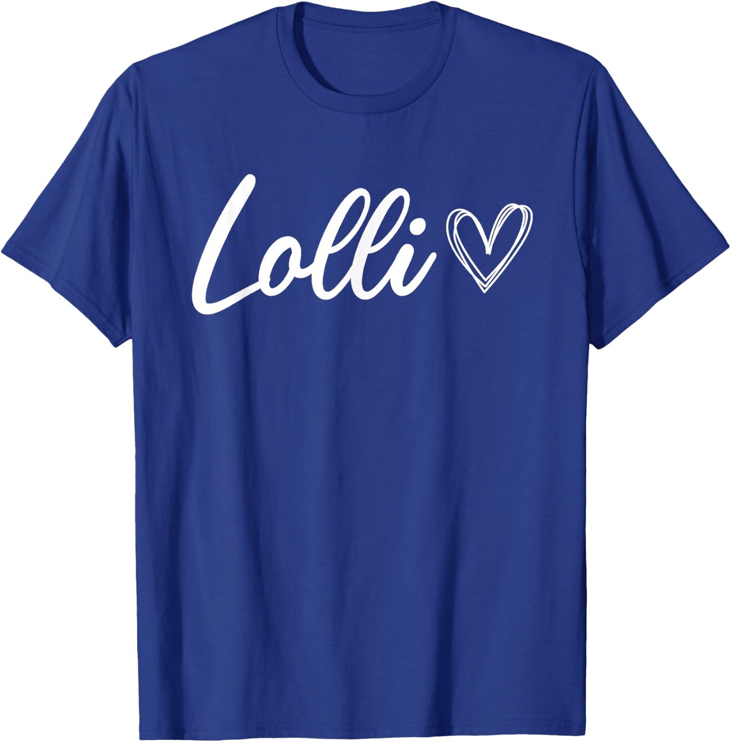 Lolli for Grandma Grandmother Announcement T-Shirt - T-Shirt | Royal