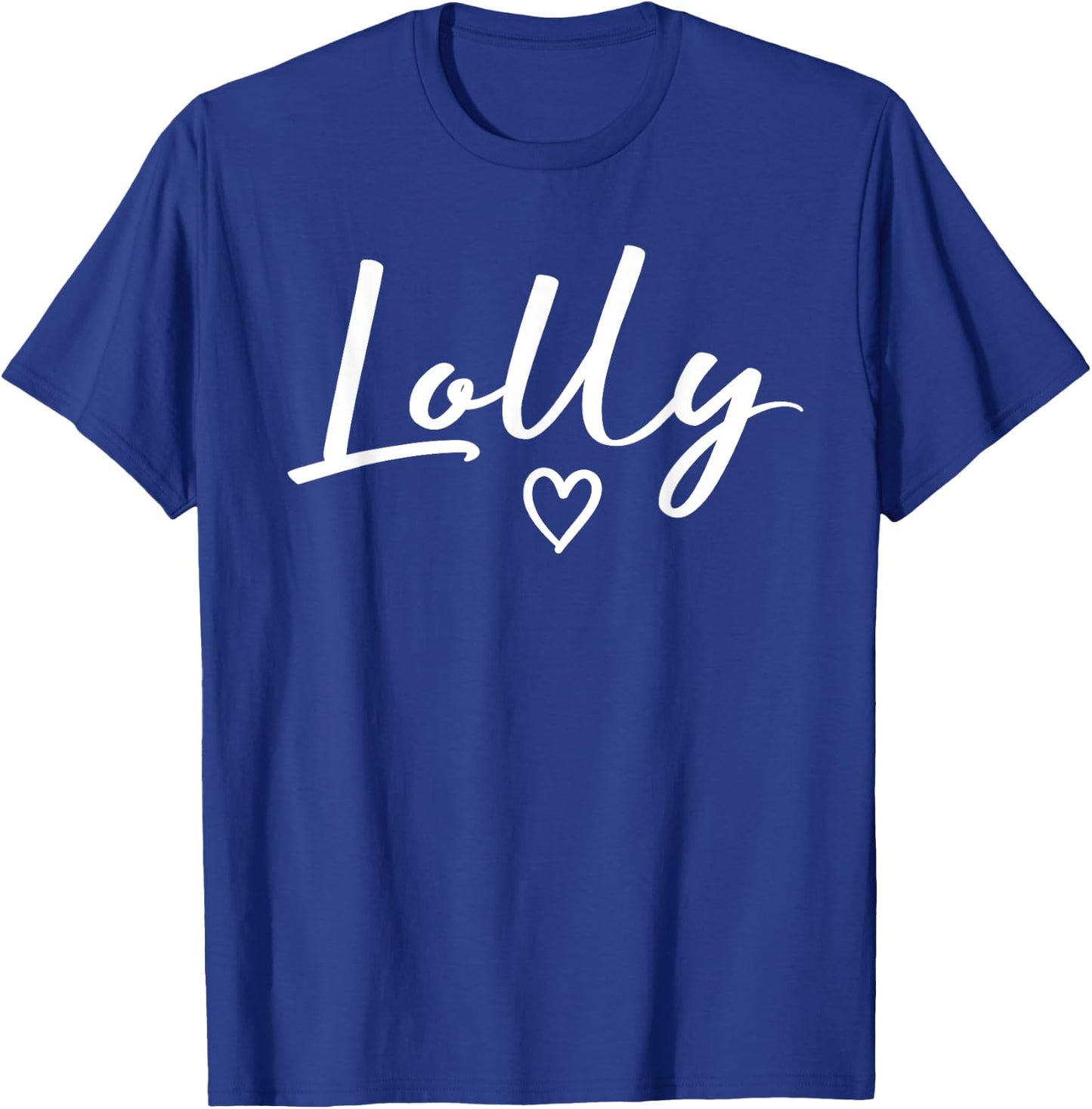 Lolly Gifts Grandma Heart Mother's Day Lolly T-Shirt - T-Shirt | Royal