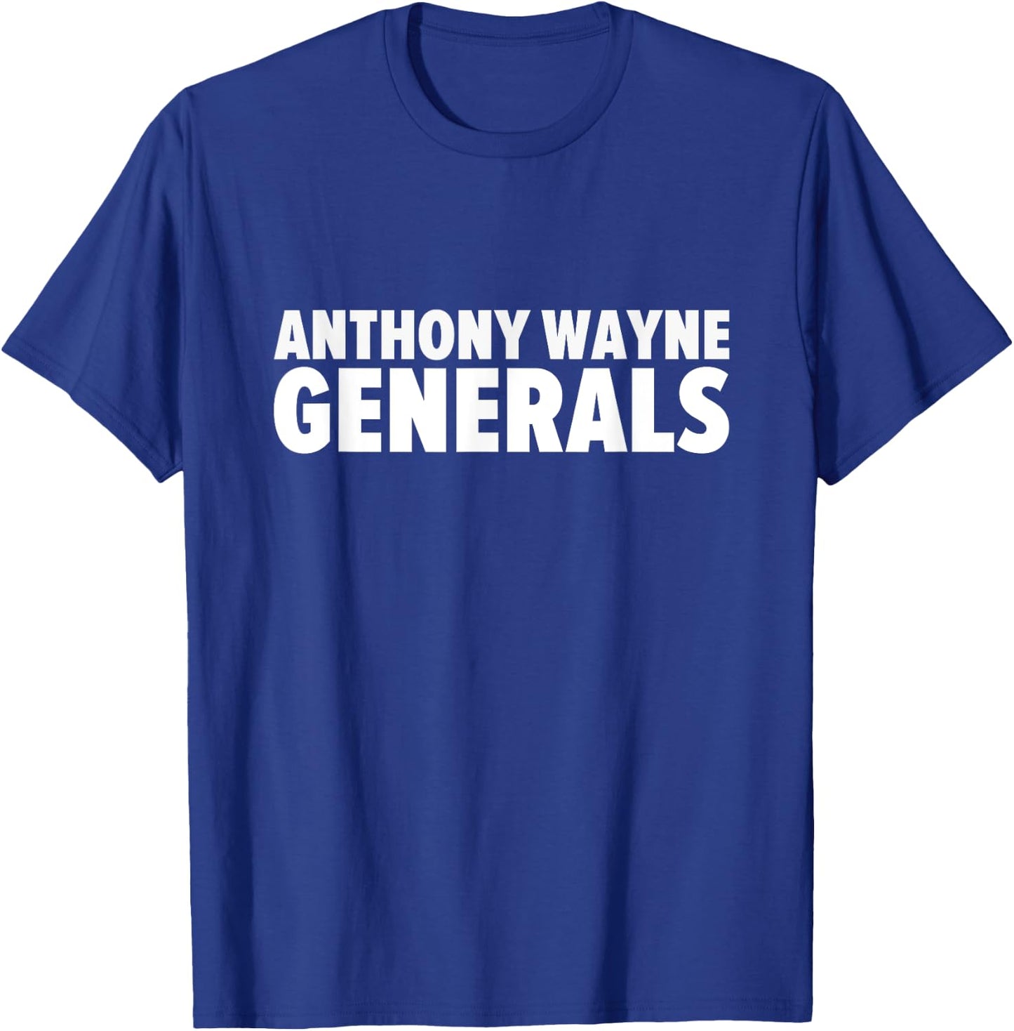 Anthony Wayne Generals Bold T-Shirt - T-Shirt | Royal